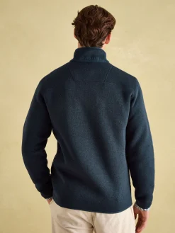 Best Joules Broughton Fleece Jacket Navy