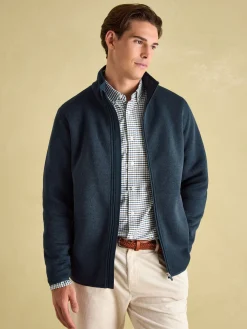 Best Joules Broughton Fleece Jacket Navy