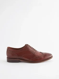 Clearance Joules Brown Leather Oxford Brogues BrownLeather