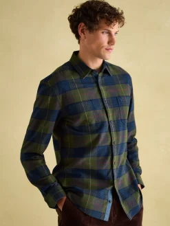 Online Joules Buchanan Soft Brushed Cotton Check Shirt Green
