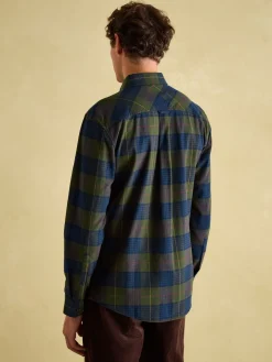 Online Joules Buchanan Soft Brushed Cotton Check Shirt Green