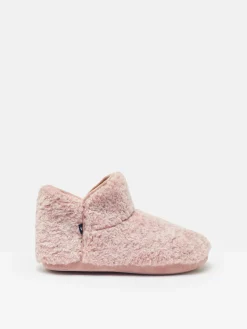 Online Joules Cabin Luxe Faux Fur Slipper Boots Pink
