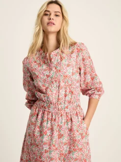 Best Joules Cassie Broderie Maxi Dress Pink