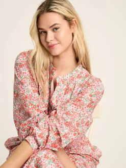 Best Joules Cassie Broderie Maxi Dress Pink