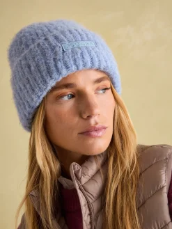 Hot Joules Caversham Beanie Hat Blue