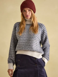 Clearance Joules Caversham Beanie Hat Burgundy