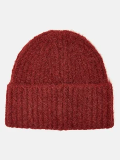 Clearance Joules Caversham Beanie Hat Burgundy