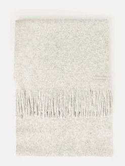 New Joules Caversham Knitted Scarf Grey