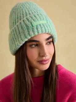 Outlet Joules Caversham Mint Green Beanie Hat MintGreen