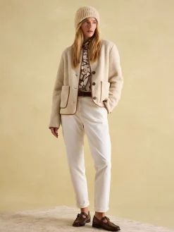 New Joules Caversham Beanie Hat Oatmeal