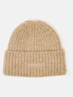 New Joules Caversham Beanie Hat Oatmeal