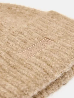 New Joules Caversham Beanie Hat Oatmeal