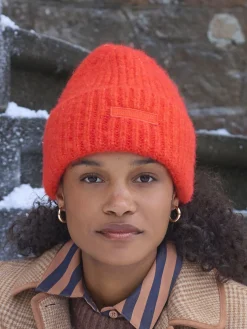 Joules Caversham Beanie Hat Orange