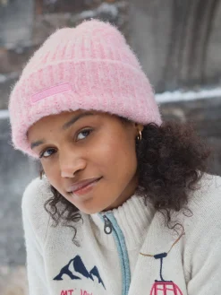 Discount Joules Caversham Beanie Hat Pink