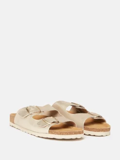 Sale Joules Celeste Double Strap Sandals Gold