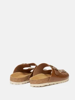 Discount Joules Celeste Tan Brown Double Strap Sandals TanBrown