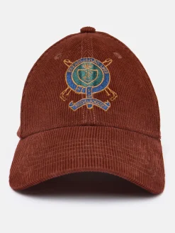 New Joules Chadwick Corduroy Cap Burgundy