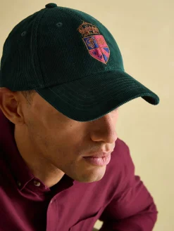 Online Joules Chadwick Corduroy Cap Green