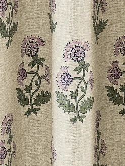 Hot Joules Chamomile Set of 2 Blackout Eyelet Curtains Oat