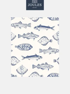Clearance Joules Coast Blue Name The Plaice 10M Wallpaper CoastBlue