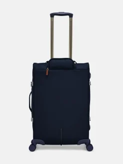 Best Joules Coast Medium 4 Wheel Soft Suitcase Navy