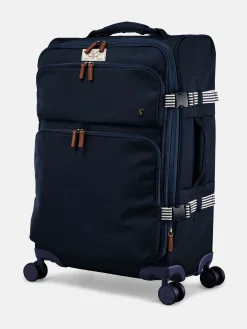 Best Joules Coast Medium 4 Wheel Soft Suitcase Navy