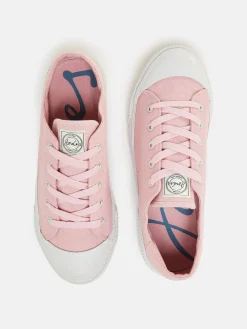 Discount Joules Coast Canvas Pumps Pink