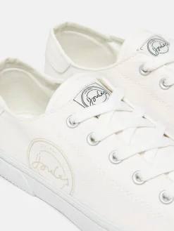 Sale Joules Coast Canvas Pumps White
