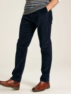 Outlet Joules Cord Navy Blue Straight Leg Corduroy Trousers NavyBlue