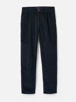 Outlet Joules Cord Navy Blue Straight Leg Corduroy Trousers NavyBlue