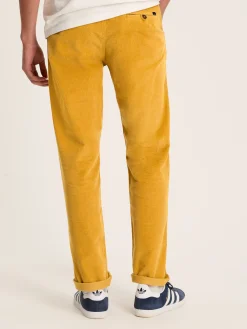 New Joules Cord Straight Leg Corduroy Trousers Yellow