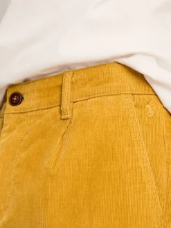 New Joules Cord Straight Leg Corduroy Trousers Yellow