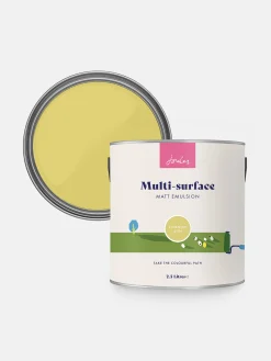 Online Joules Cornish Sun Yellow Multi Surface Matt Emulsion CornishSunYellow