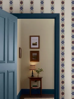 Hot Joules Grove Border Cream/Multi 10M Wallpaper CreamMulti