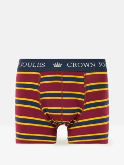 Sale Joules Crown Pack of Two Cotton Boxers Navy/Red