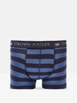Joules Crown Pack of Two Cotton Boxers Red/Blue