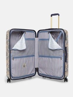 Hot Joules Damask Print Large Four Wheel Hard Shell Suitcase DamaskPrint