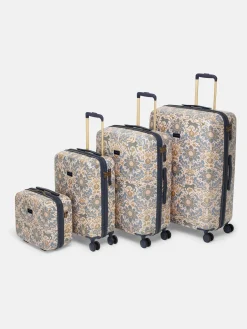 Hot Joules Damask Print Large Four Wheel Hard Shell Suitcase DamaskPrint