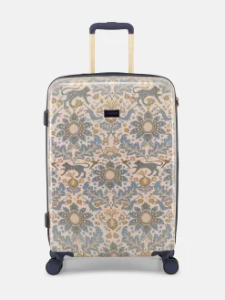 Outlet Joules Damask Print Medium Four Wheel Hard Shell Suitcase DamaskPrint