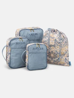 Discount Joules Damask Print Set of Four Packing Cubes DamaskPrint