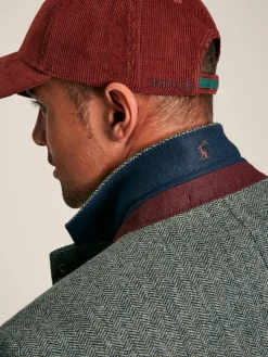 Joules Dark Green Herringbone Texture Slim Fit Blazer DarkGreen