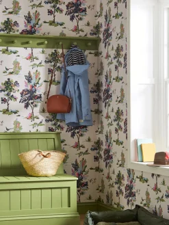 Sale Joules Dawn Grey Woodland Scene 10M Wallpaper DawnGrey