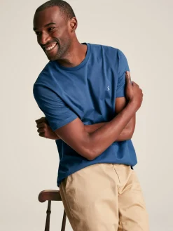 Outlet Joules Denton 3 Pack Crew Neck T-Shirts Blue/Green/Grey