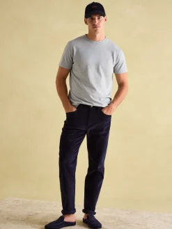 Best Joules Denton Lightweight Jersey 100% Cotton Crew Neck T-Shirt Grey