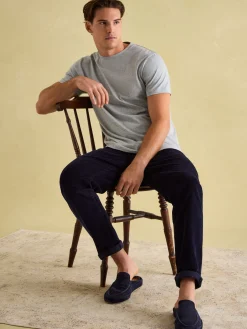 Best Joules Denton Lightweight Jersey 100% Cotton Crew Neck T-Shirt Grey