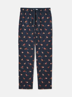 New Joules Dozer Cotton Pyjama Bottoms Navy