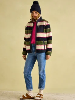 New Joules Effie Knitted Bobble Hat Navy