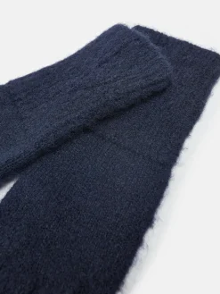 Discount Joules Effie Knitted Gloves Navy
