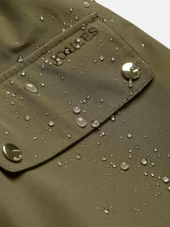 Hot Joules Elmfield Waterproof Raincoat with Hood Green