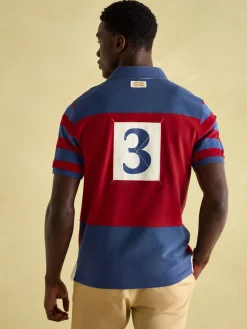 Outlet Joules Embellished Classic Fit Polo Shirt Red